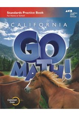 Houghton Mifflin Harcourt Go Math! California: Practice Workbook Grade 6