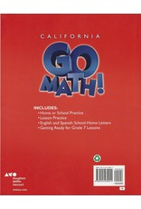 Houghton Mifflin Harcourt Go Math! California: Practice Workbook Grade 6