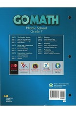Go Math!: Student Interactive Worktext Grade 7 2014