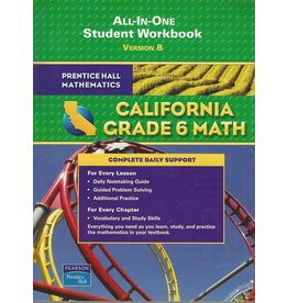 California Math All-In-One Student Workbook, Grade 6 Version A