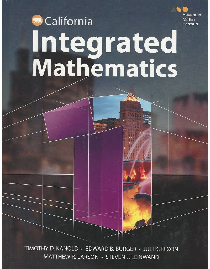 HMH Integrated Math 1 Student Edition J C Books