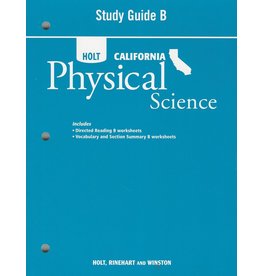 PHYSICAL SCIENCE {CA} Grade 8