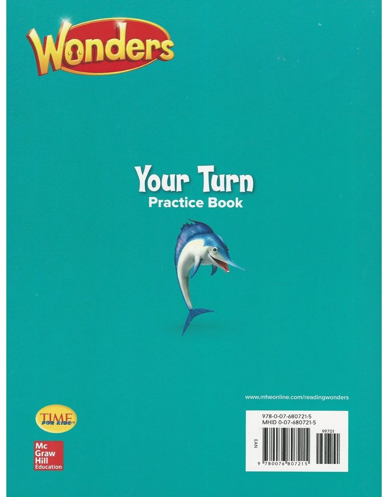 Wonders Reading Grade 2 Your Turn Practic book