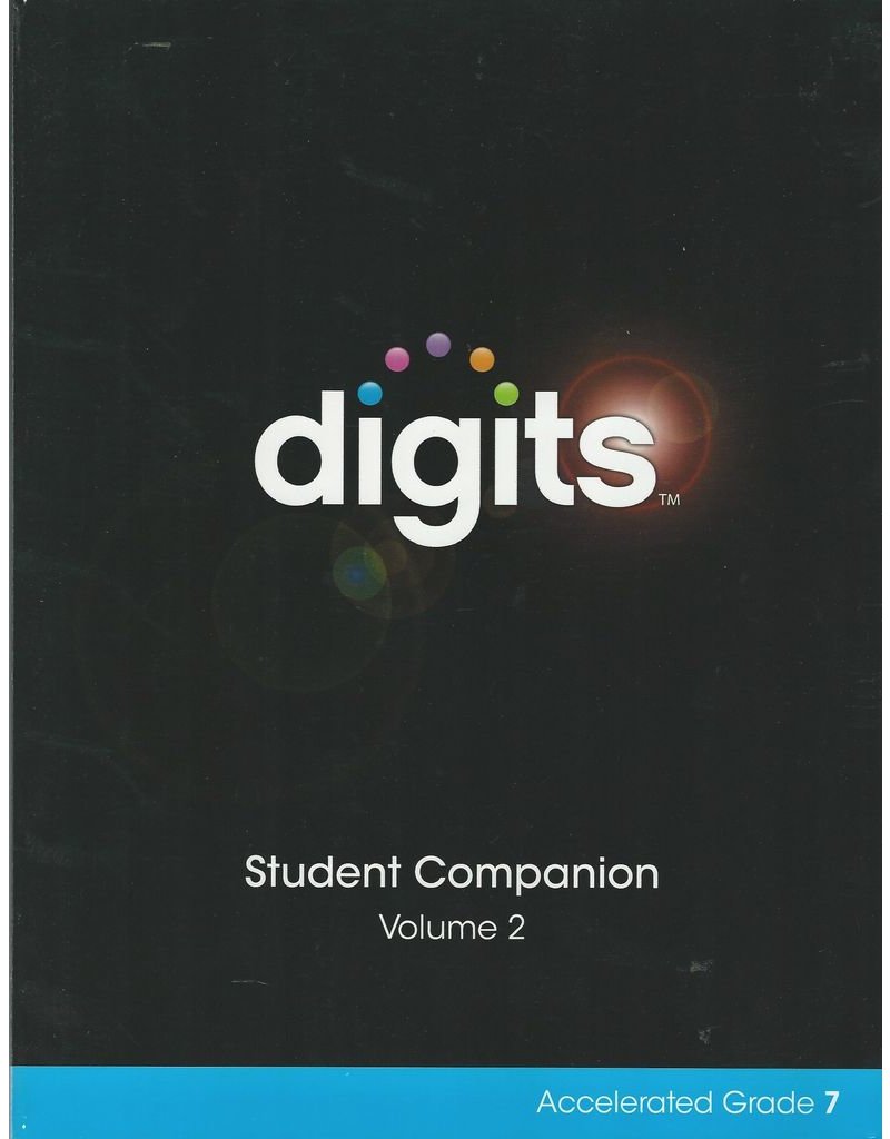 Digits Enhanced Student Companion Accelerated Grade 7 Volume 2