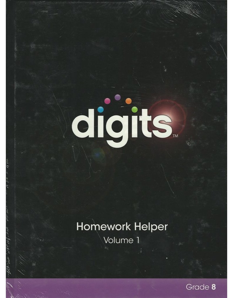 DIGITS HOMEWORK HELPER VOLUME 1 & VOLUME 2 PACKAGE GRADE 8