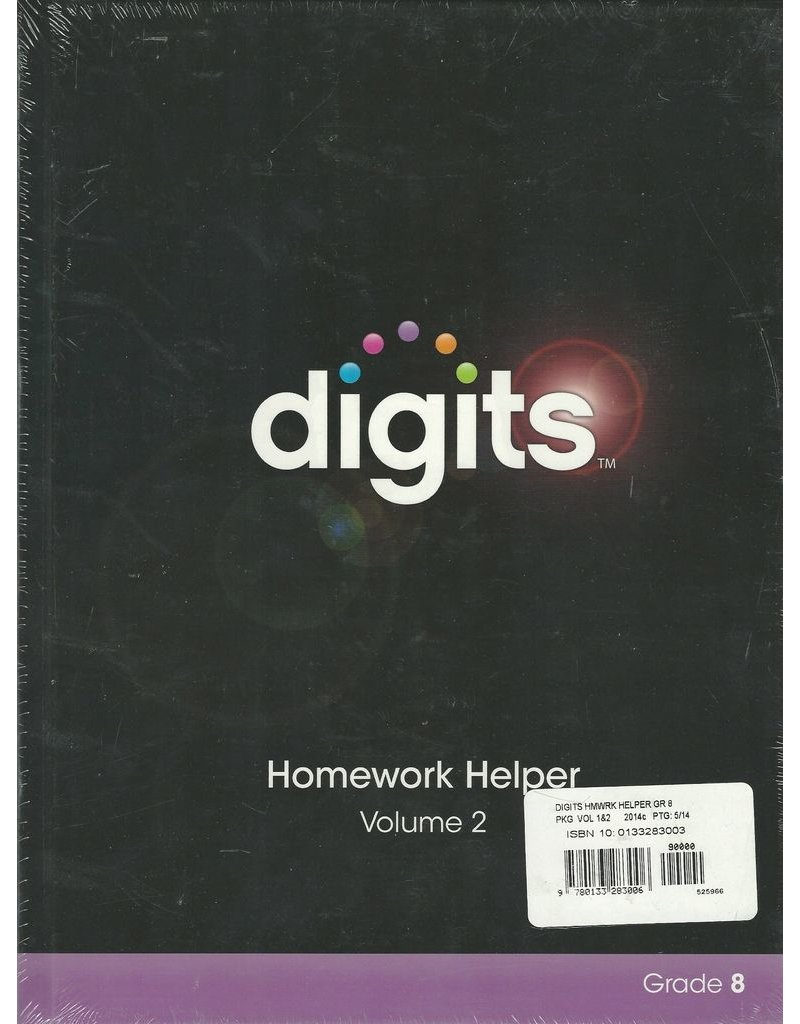 DIGITS HOMEWORK HELPER VOLUME 1 & VOLUME 2 PACKAGE GRADE 8