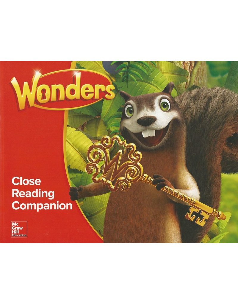 Wonders Close Reading Companion book grade 1