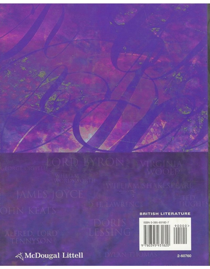 Mcdougal Littell Language Of Literature: Student Edition Grade 12
