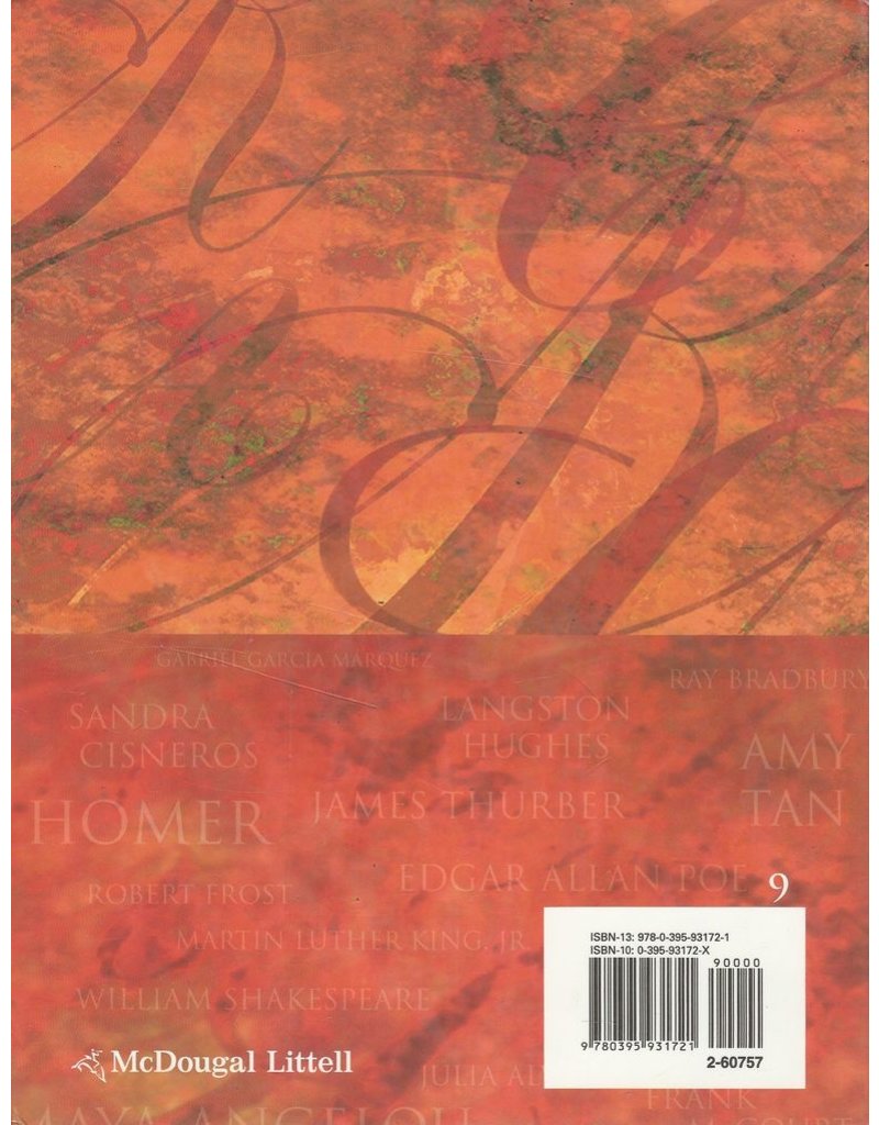Mcdougal Littell Language Of Literature: Student Edition Grade 9