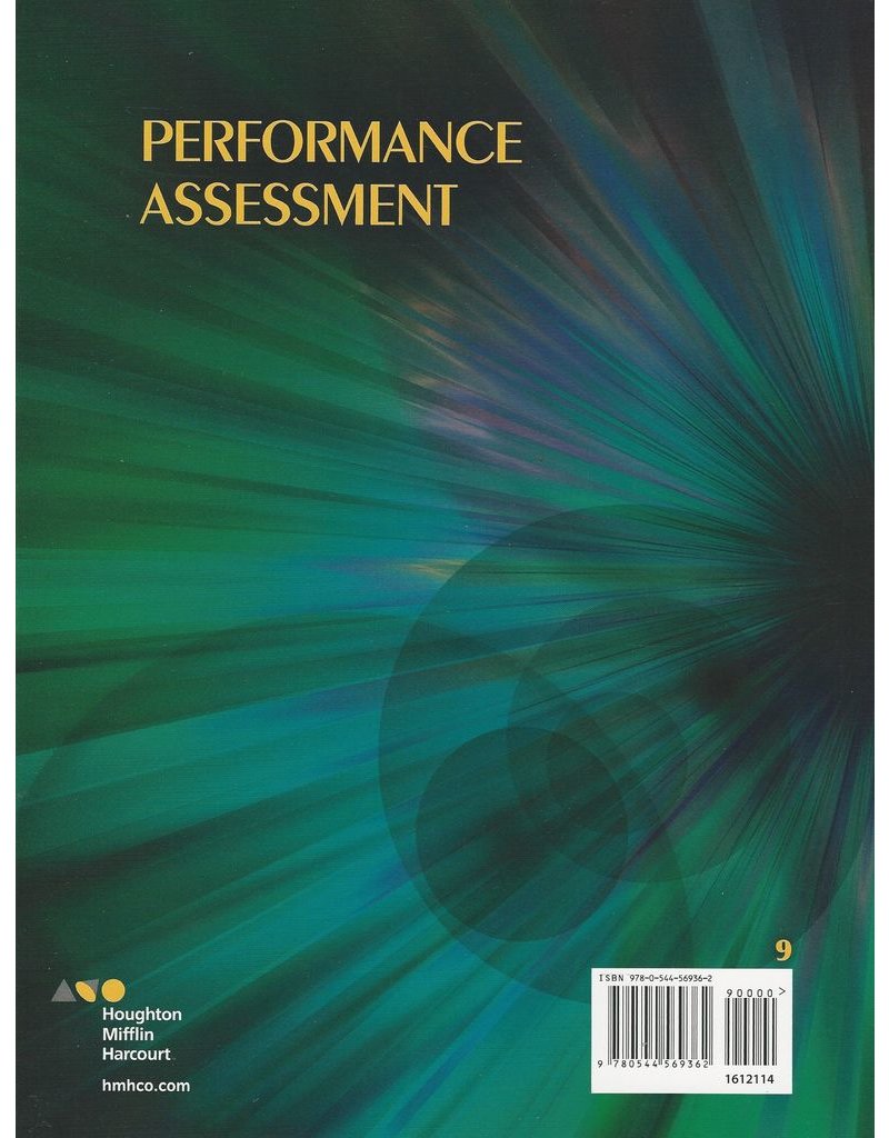 Collections: Performance Assessment Student Edition Grade 9