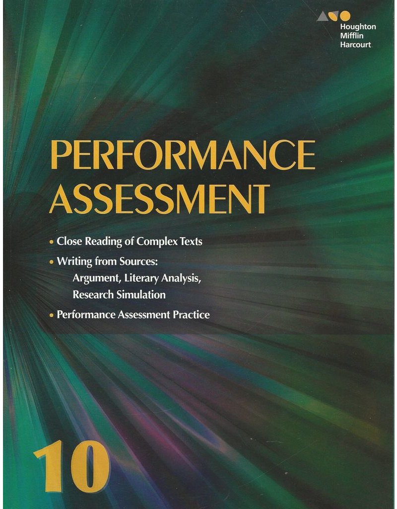 Collections: Performance Assessment Student Edition Grade 10