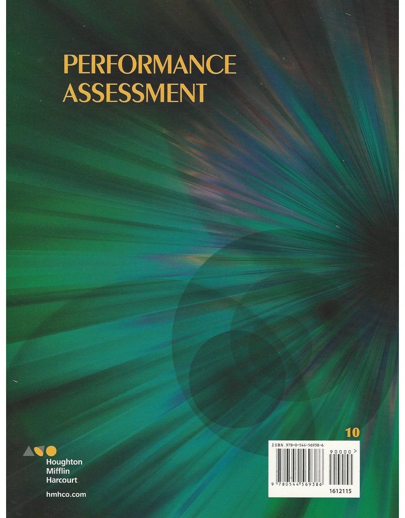 Collections: Performance Assessment Student Edition Grade 10