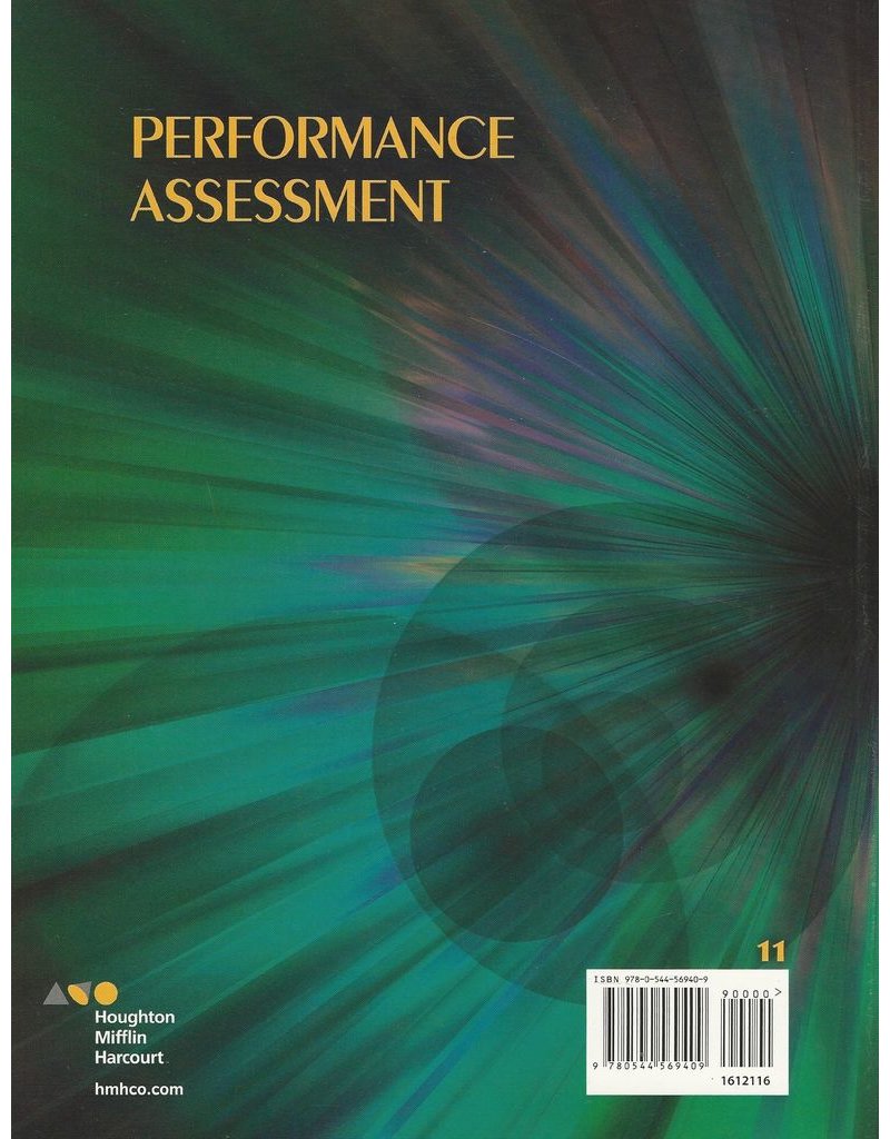 Collections: Performance Assessment Student Edition Grade 11