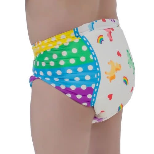 Christy Adult Plastic Pants Rearz Baby Print Small
