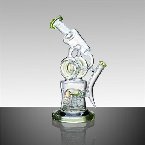 Lookah Glass Lookah Glass - 11' Water Pipe With Tree Disc Perc Lookah Glass Lookah Glass - 11' Water Pipe With Tree Disc Perc