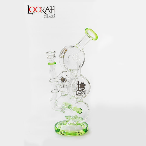 Lookah Glass Lookah Glass - 12' Dual Chamber Glass Water Pipe Recycler With Inline Perc Lookah Glass Lookah Glass - 12' Dual Chamber Glass Water Pipe Recycler With Inline Perc