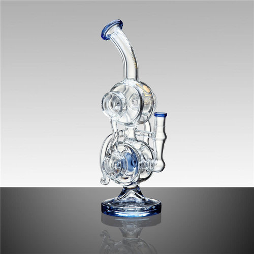 Lookah Glass Lookah Glass - 14' Unique Glass Water Pipe with Dual Chamber Recycler Lookah Glass Lookah Glass - 14' Unique Glass Water Pipe with Dual Chamber Recycler