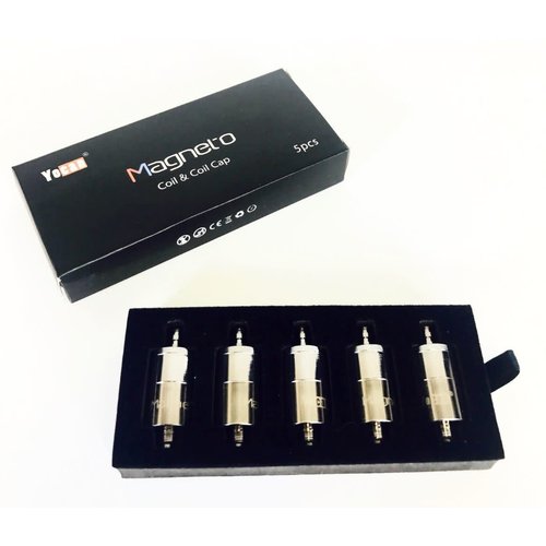 Yocan Magneto Replacement Coil & Cap 5 Pack Yocan Magneto Replacement Coil & Cap 5 Pack