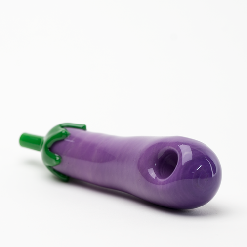 Empire Glassworks Empire Glassworks - Eggplant Glass Hand Pipe Empire Glassworks Empire Glassworks - Eggplant Glass Hand Pipe