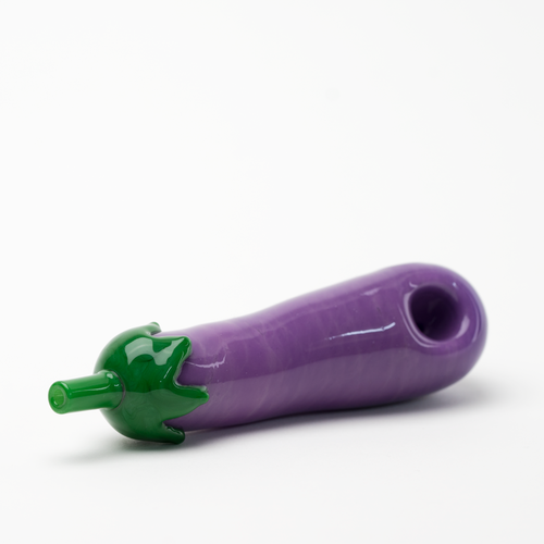 Empire Glassworks Empire Glassworks - Eggplant Glass Hand Pipe Empire Glassworks Empire Glassworks - Eggplant Glass Hand Pipe