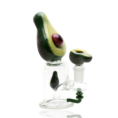 Empire Glassworks Empire Glassworks - Avocadope Glass Mini Rig Water Pipe