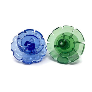 Colored Carved Glass Carb Cap Colored Carved Glass Carb Cap