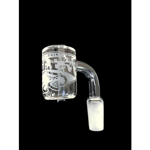 Production Quartz Quartz Etched Banger 14mm Male