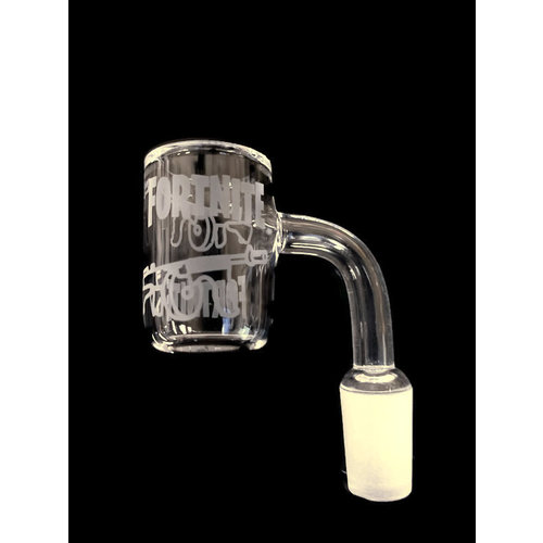 Production Quartz Quartz Etched Banger 14mm Male