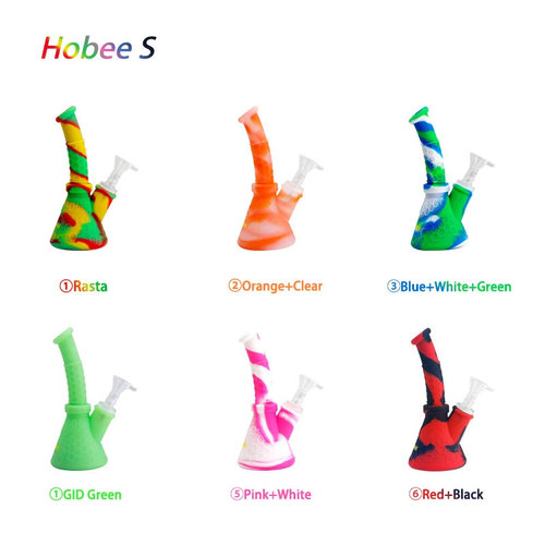 Waxmaid Waxmaid Hobee S Silicone Beaker Base Water Pipe - Assorted Colors Waxmaid Waxmaid Hobee S Silicone Beaker Base Water Pipe - Assorted Colors