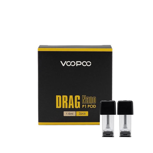 Voopoo VooPoo Drag Nano P1 Replacement Pods 1.6ML Voopoo VooPoo Drag Nano P1 Replacement Pods 1.6ML