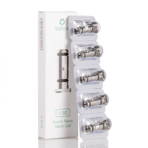 Suorin Suorin Reno Replacement Coils 1.0 ohm Mesh 5 pack Suorin Suorin Reno Replacement Coils 1.0 ohm Mesh 5 pack