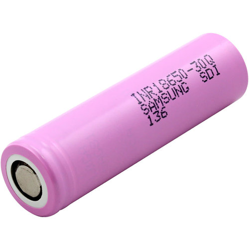 Samsung Samsung 30Q 18650 3000mAh 15A Battery - Single Pack Samsung Samsung 30Q 18650 3000mAh 15A Battery - Single Pack