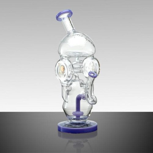 Lookah Glass Lookah Glass - 13' Half Dome Multi Chamber Glass Recycler With Shower Head Perc Lookah Glass Lookah Glass - 13' Half Dome Multi Chamber Glass Recycler With Shower Head Perc