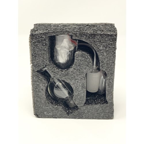 Glas House Glas House - Quartz Rounded Base 90 Degree Banger Set