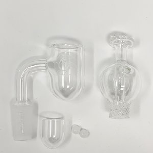 Glas House Glas House - Quartz Rounded Base Banger Set