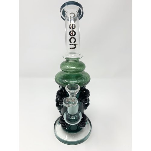 Cheech Cheech - Emerald Green Skull Glass Waterpipe Cheech Cheech - Emerald Green Skull Glass Waterpipe