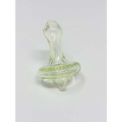 Glass Carb Cap for Bangers - Fumed Slime Glass Carb Cap for Bangers - Fumed Slime