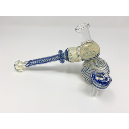 Large Glass Bubbler Hand Pipe with Removable Bowl Large Glass Bubbler Hand Pipe with Removable Bowl