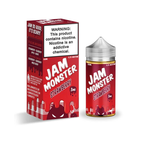 Jam Monster Jam Monster Strawberry 100ml Jam Monster Jam Monster Strawberry 100ml