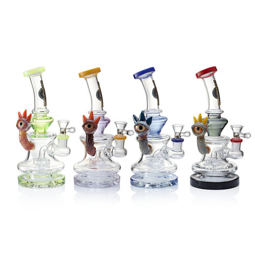 BG Mom Big Mom Glass Water Pipe With Shower Head Perc and Eye Jewel BG Mom Big Mom Glass Water Pipe With Shower Head Perc and Eye Jewel