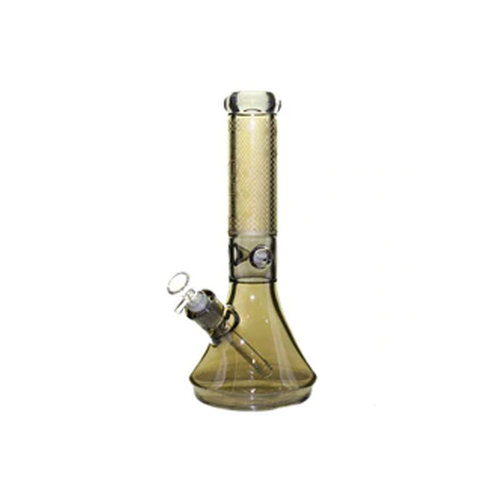 BG Mom Big B Mom Glass Textured Beaker Base Water Pipe With Ice Catcher 12.5 Inches BG Mom Big B Mom Glass Textured Beaker Base Water Pipe With Ice Catcher 12.5 Inches