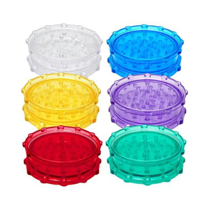 Icon Icon Smoke 2pc Plastic Grinder - Large Icon Icon Smoke 2pc Plastic Grinder - Large