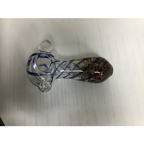Large Glass Hand Pipe - KML4 Style 2 Large Glass Hand Pipe - KML4 Style 2