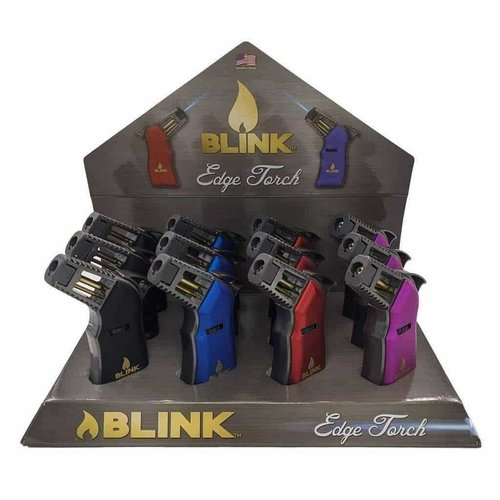 Blink Torches Blink Edge Adjustable Butane Torch - Assorted Colors Blink Torches Blink Edge Adjustable Butane Torch - Assorted Colors