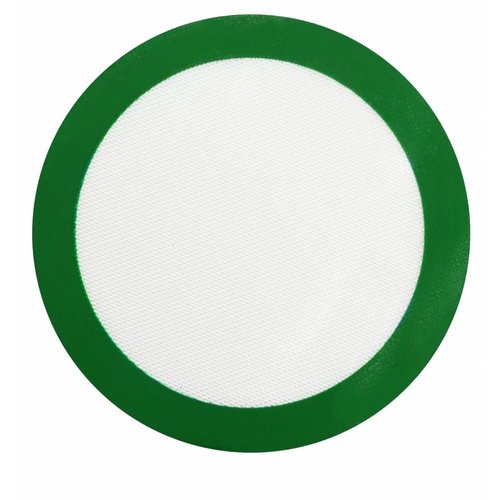 Silicone Non-Stick Mat - Green Small Round Silicone Non-Stick Mat - Green Small Round