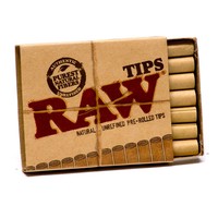 RAW PRE-ROLLED TIPS IN TIN 100pc