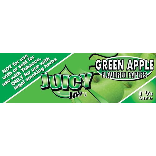 Juicy Jays JUICY JAYS GREEN APPLE 1 1/4 ROLLING PAPERS