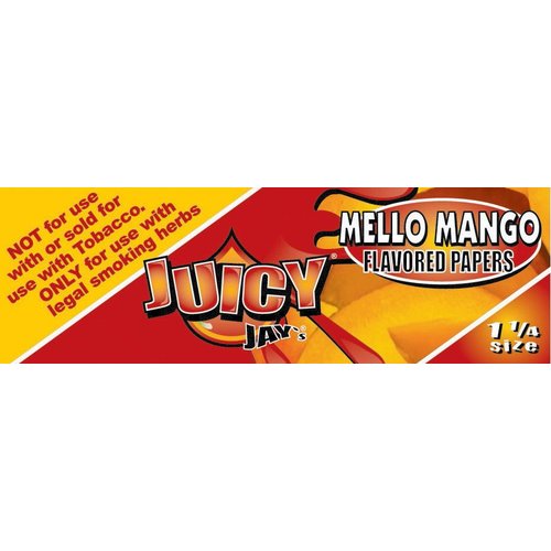Juicy Jays JUICY JAYS MELLO MANGO 1 1/4 ROLLING PAPERS Juicy Jays JUICY JAYS MELLO MANGO 1 1/4 ROLLING PAPERS