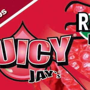 Juicy Jays JUICY JAYS RASPBERRY 1 1/4 ROLLING PAPERS