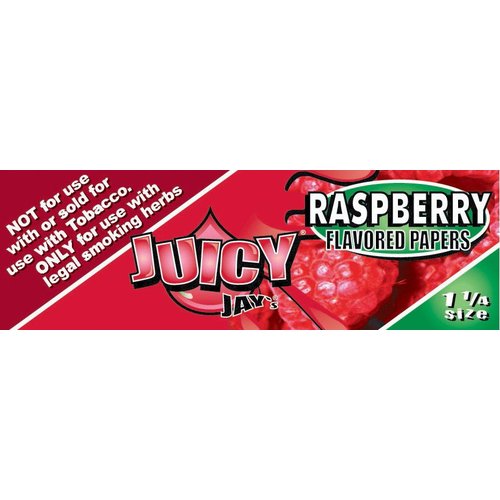 Juicy Jays JUICY JAYS RASPBERRY 1 1/4 ROLLING PAPERS